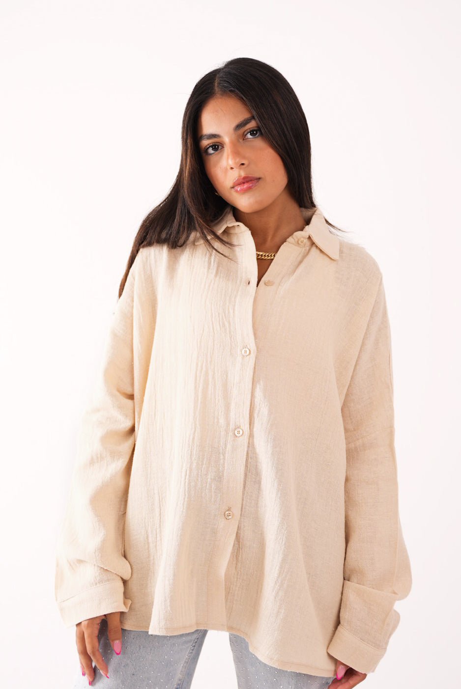 Linen Shirt Beige