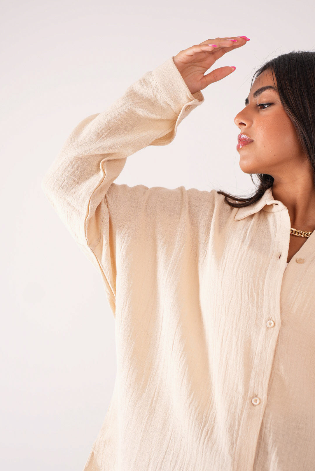 Linen Shirt Beige