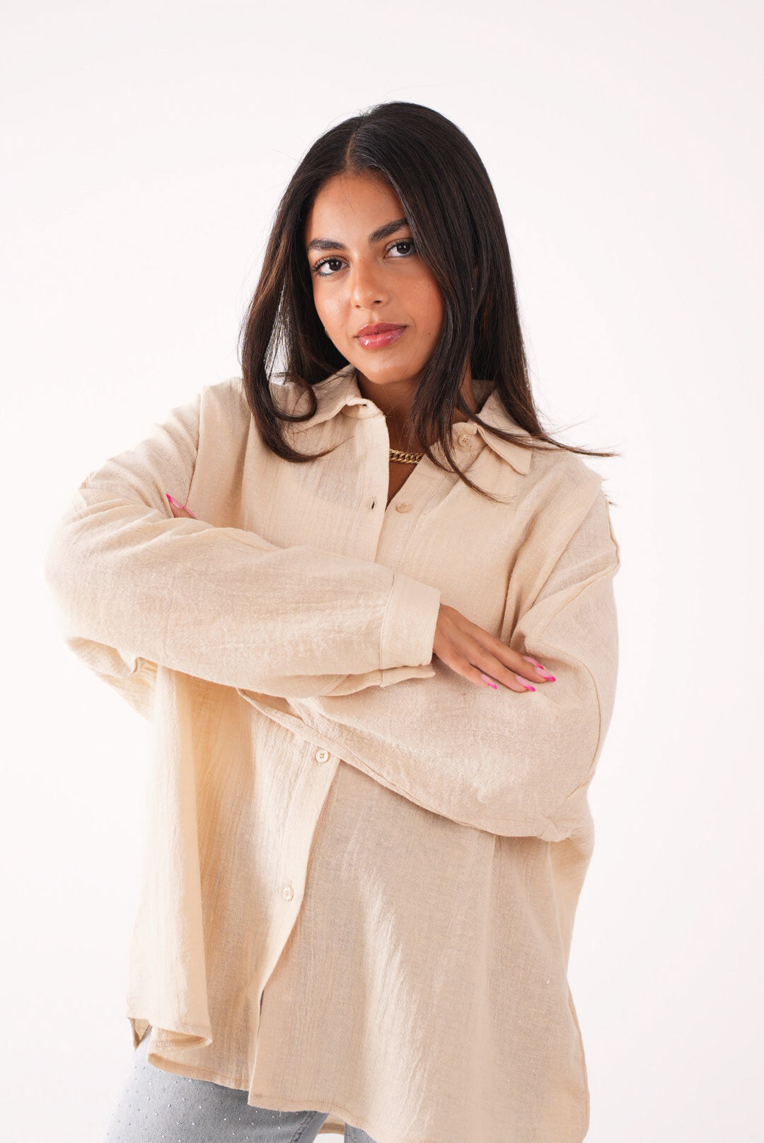 Linen Shirt Beige