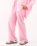 Pink Straight Leg Pants