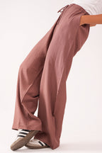 Wide Leg Pants Brown