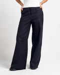 Linen Pants Black