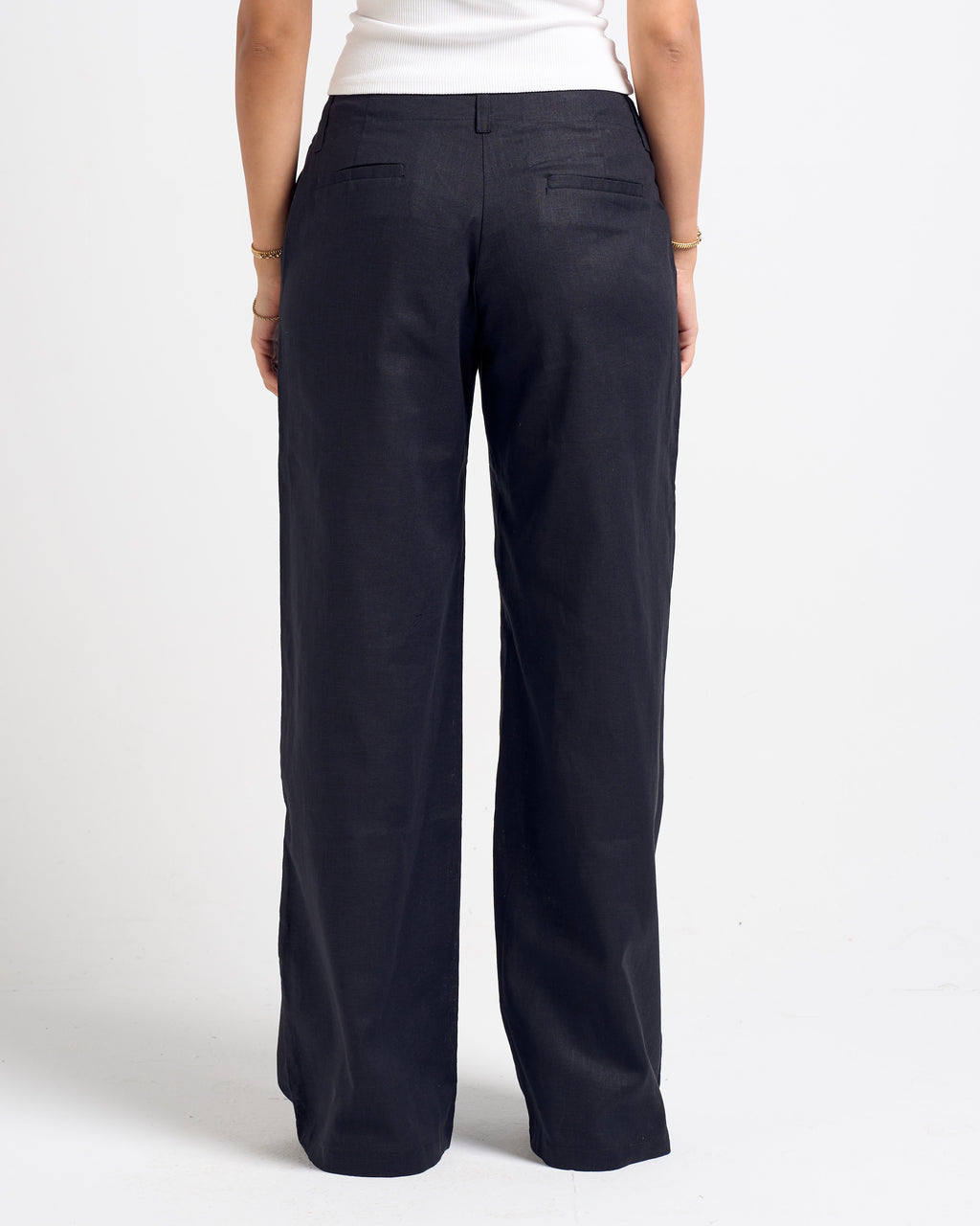 Linen Pants Black