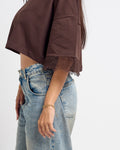 Cropped Lace T-shirt