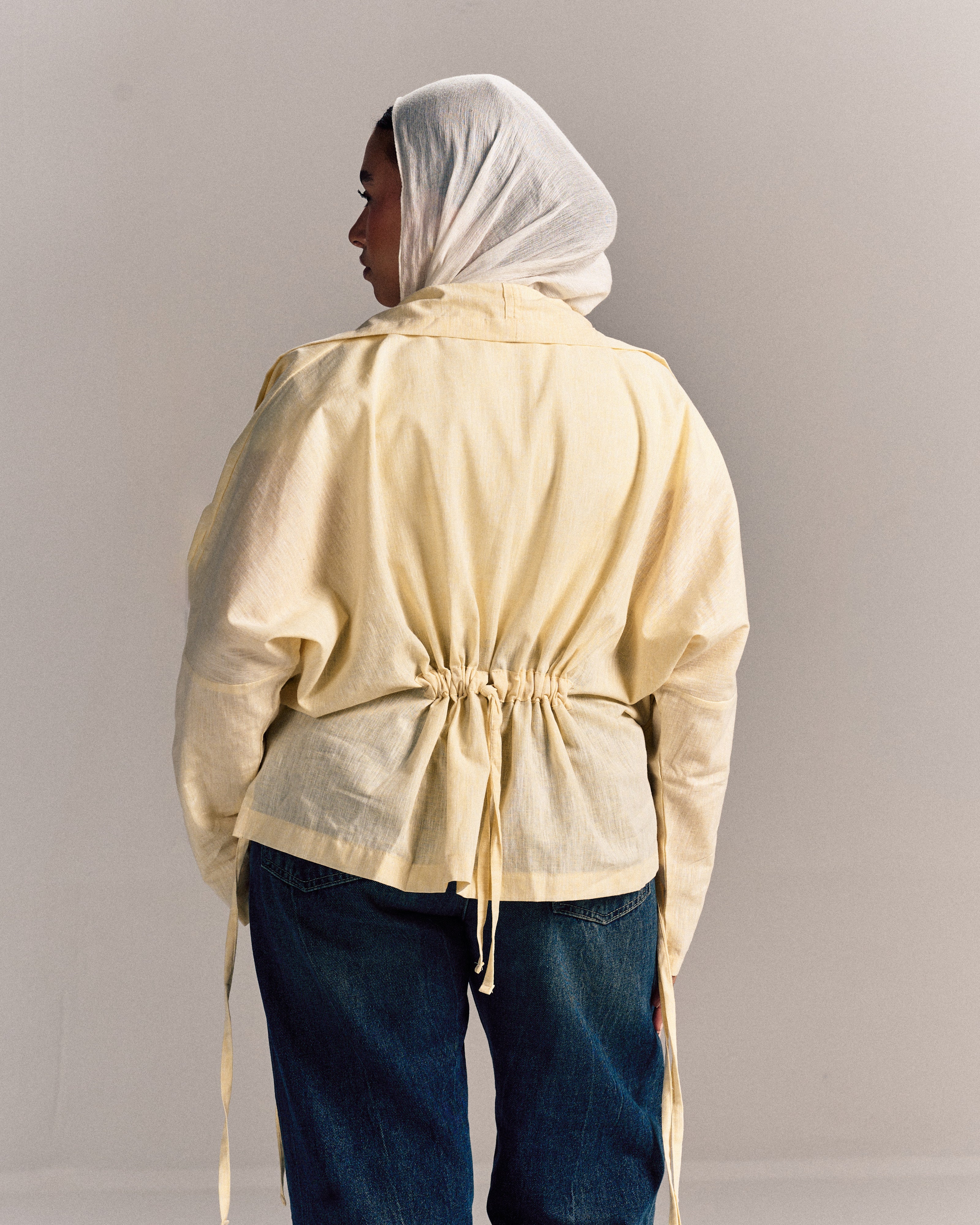 Nova Linen Overshirt Butter Yellow