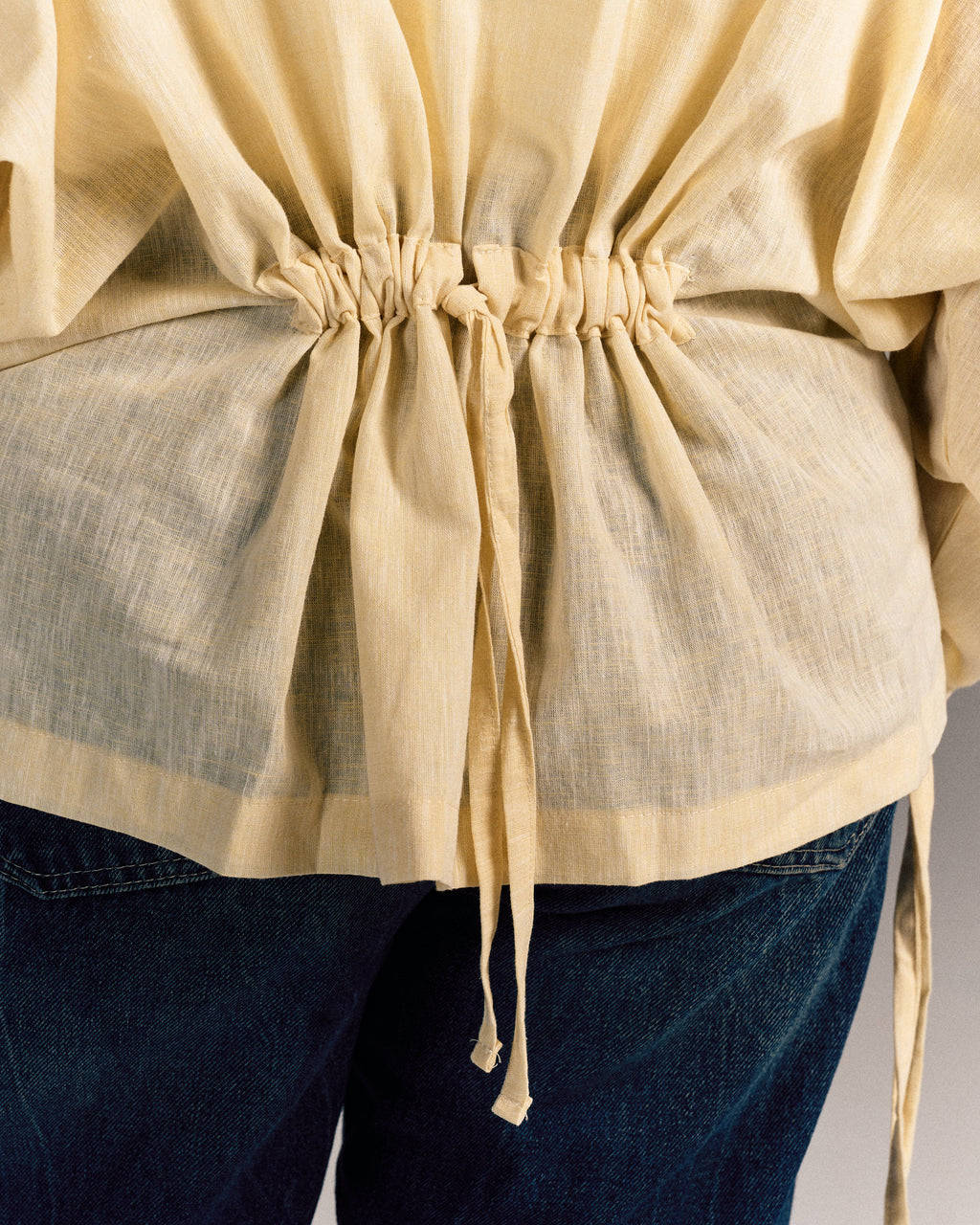 Nova Linen Overshirt Butter Yellow