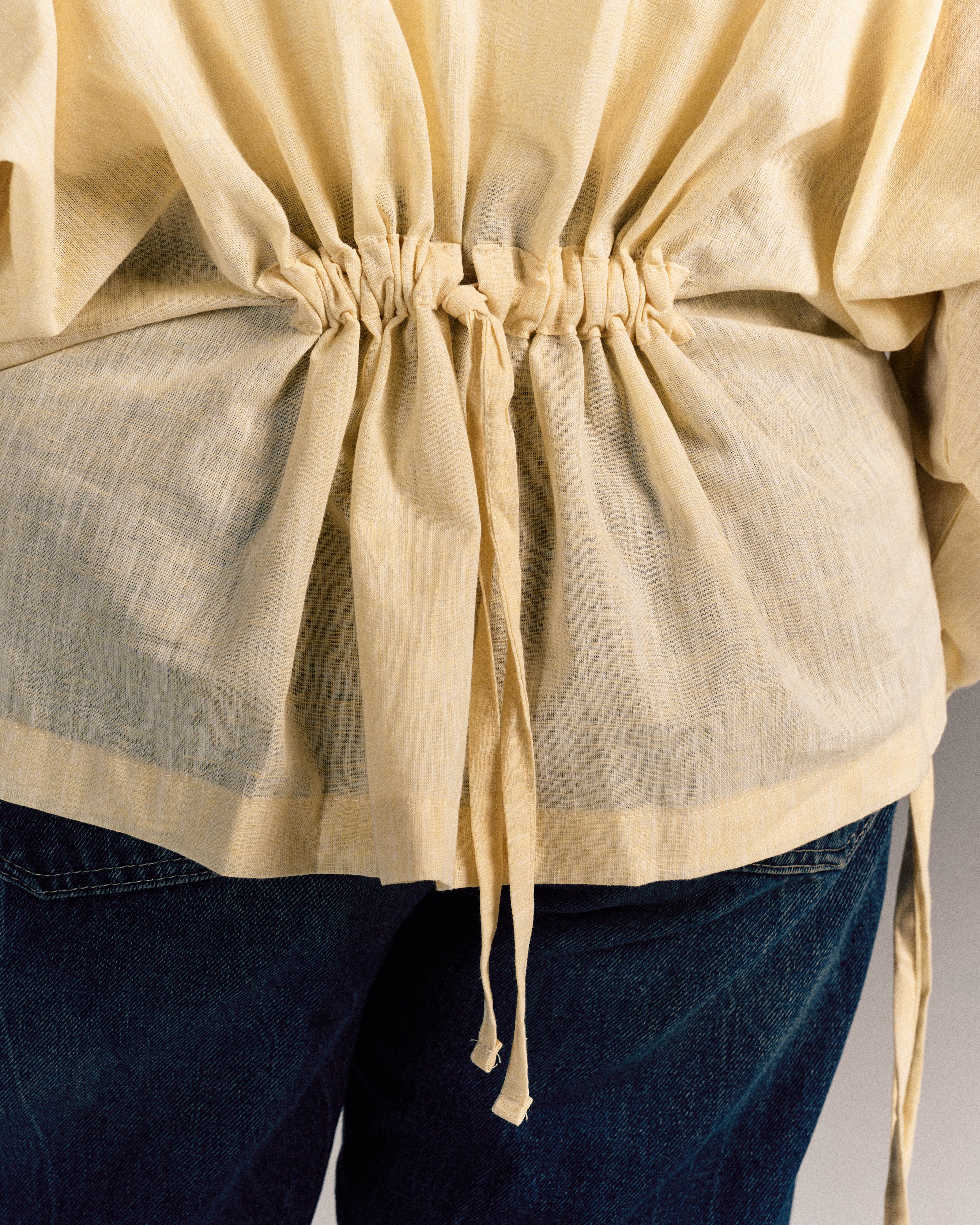 Nova Linen Overshirt Butter Yellow