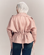 Nova Linen Overshirt Nude Pink