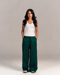 Linen Pants Green