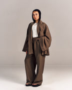Linen Summer Haze Set Brown