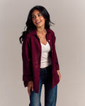 Linen Shirt Burgundy