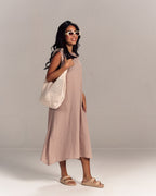 Linen Dress Beige