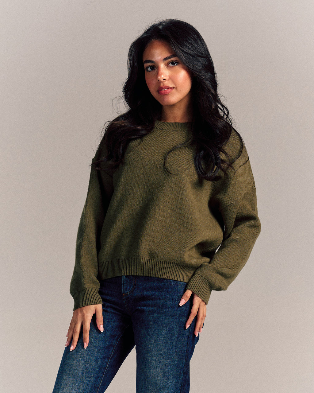 Basic Knit Olive
