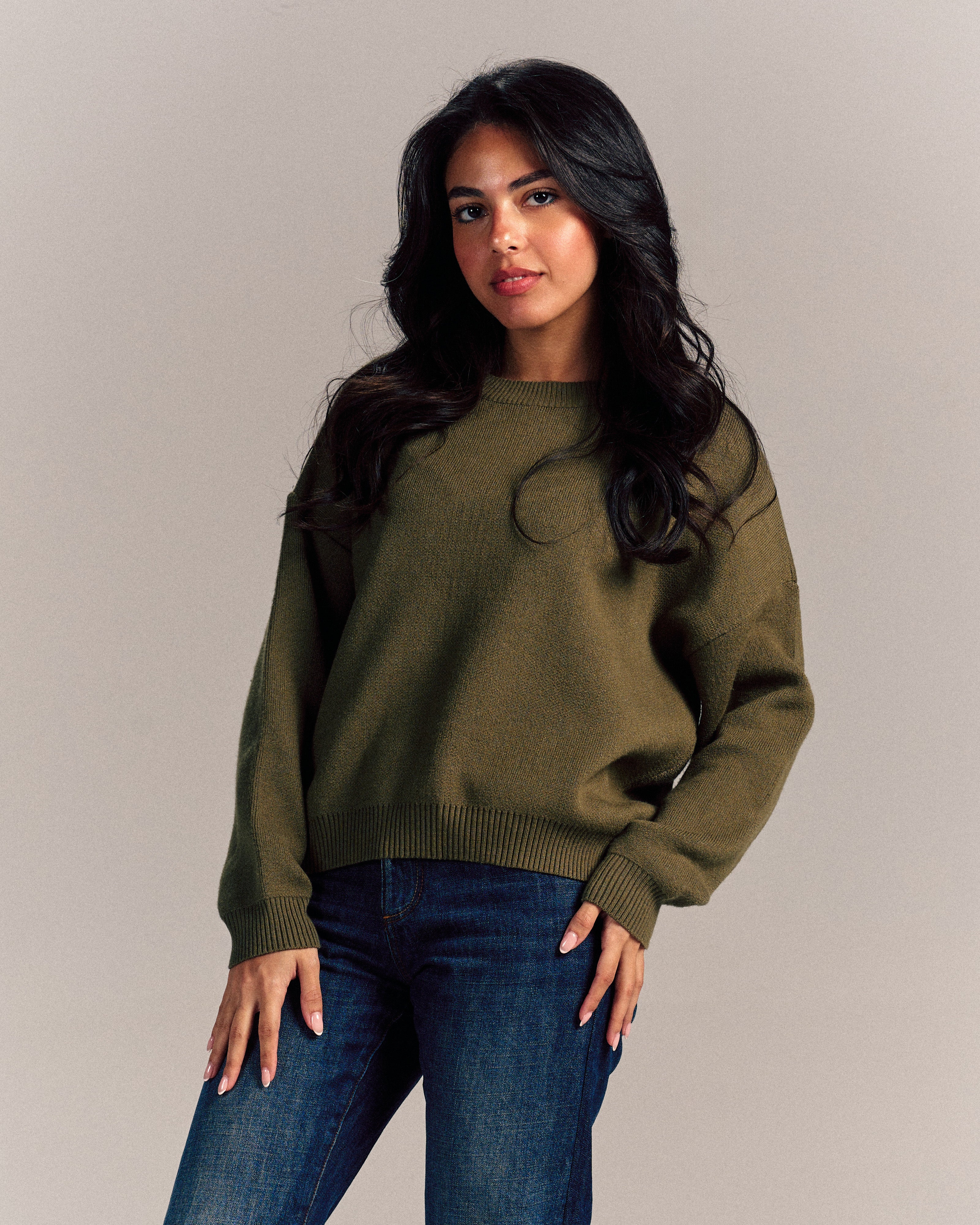 Basic Knit Olive
