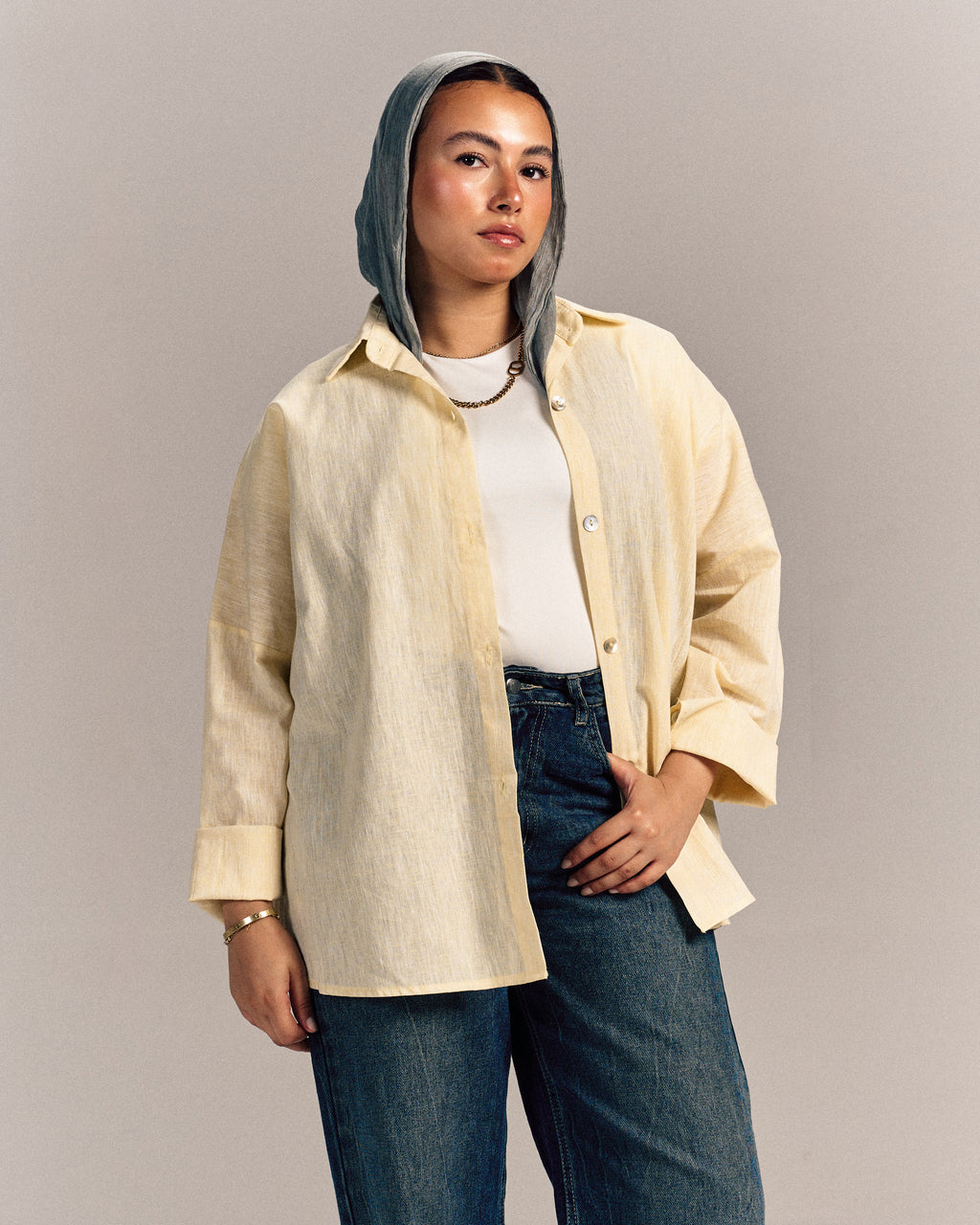 Linen Shirt Butter Yellow