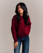 Basic Knit Burgundy