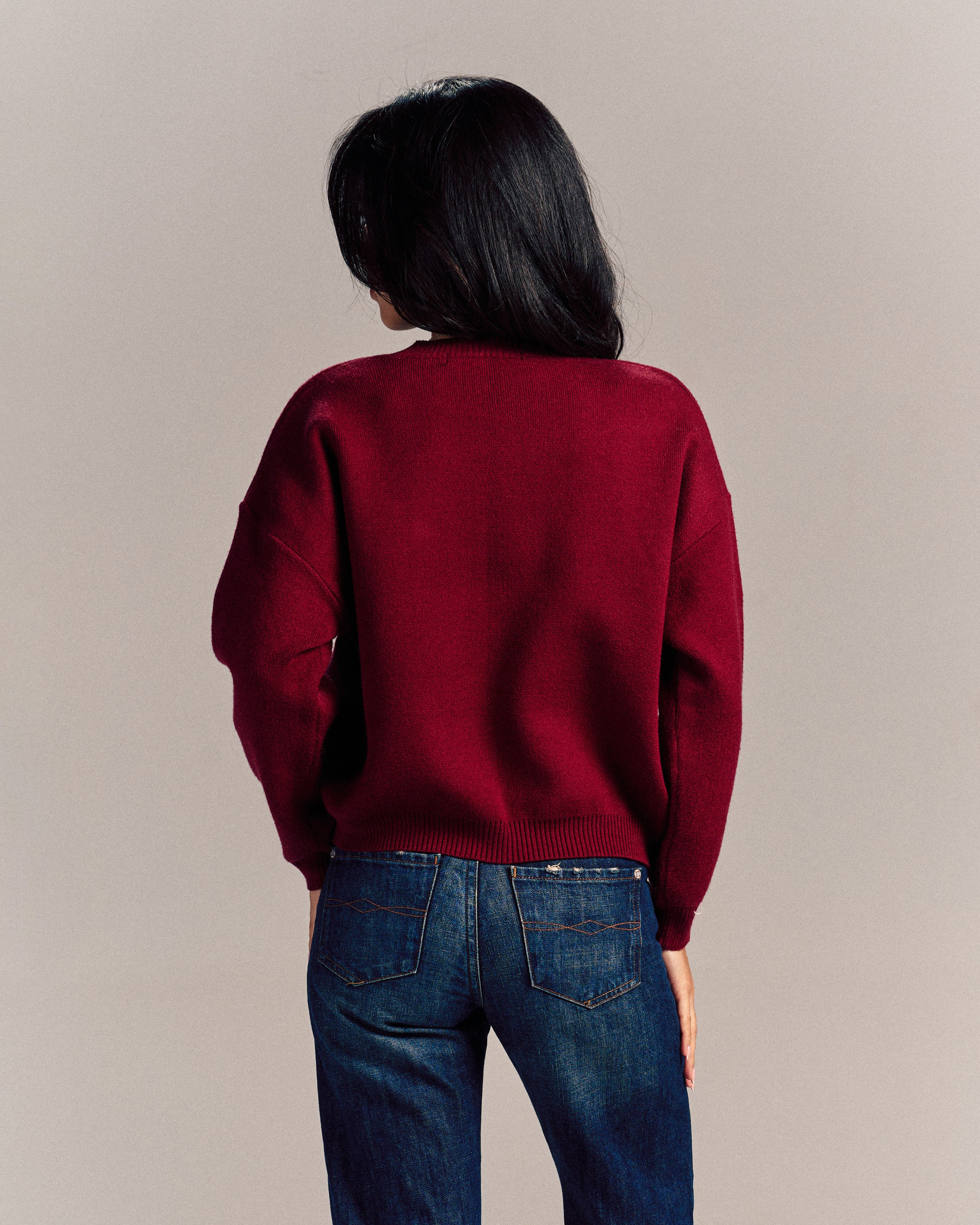 Basic Knit Burgundy