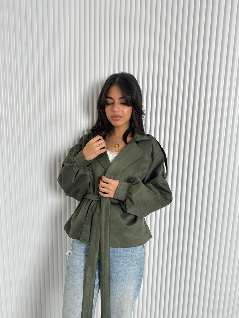 Runway Trench Olive