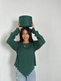 Zigzag Pullover Green