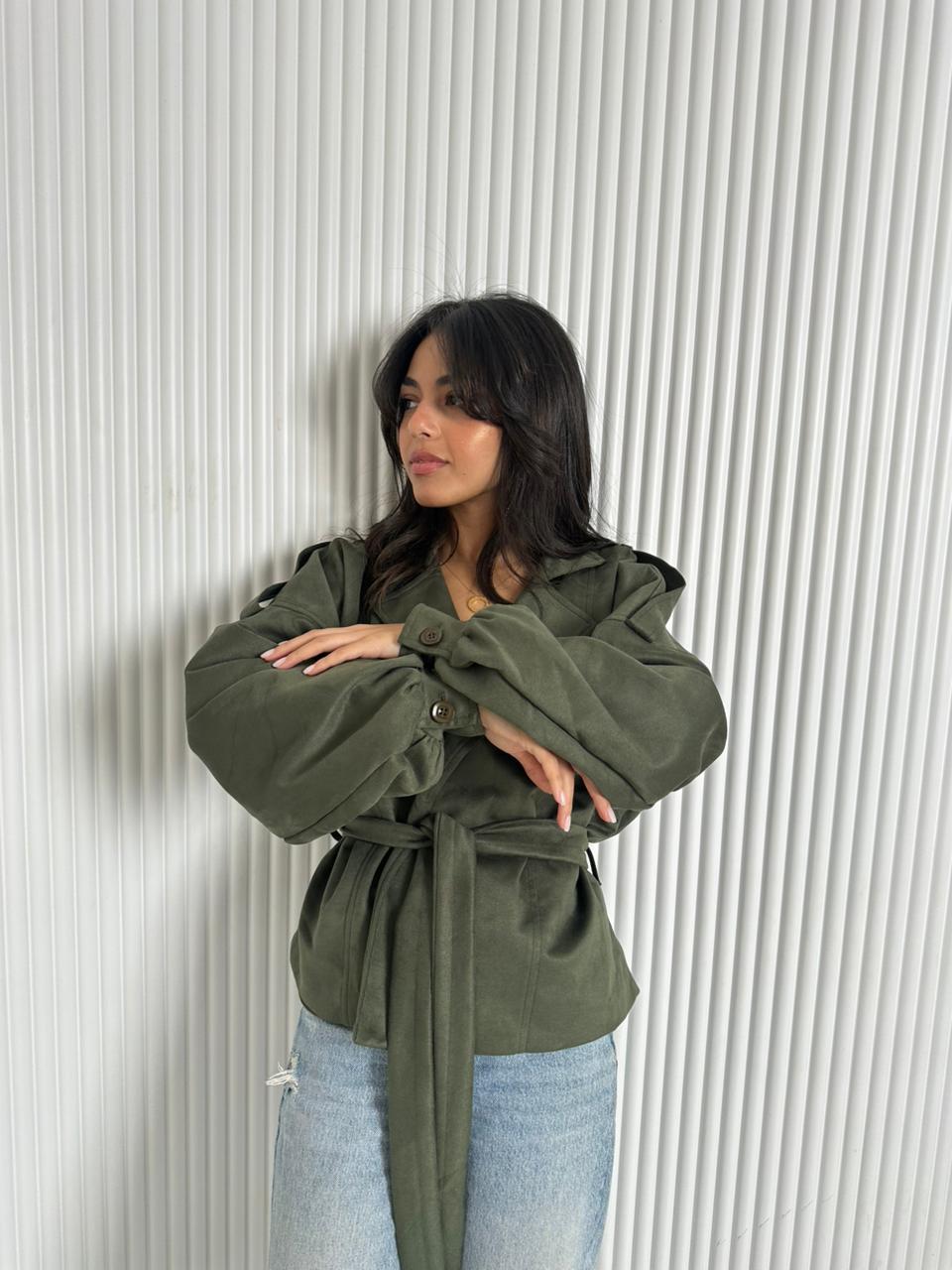 Runway Trench Olive
